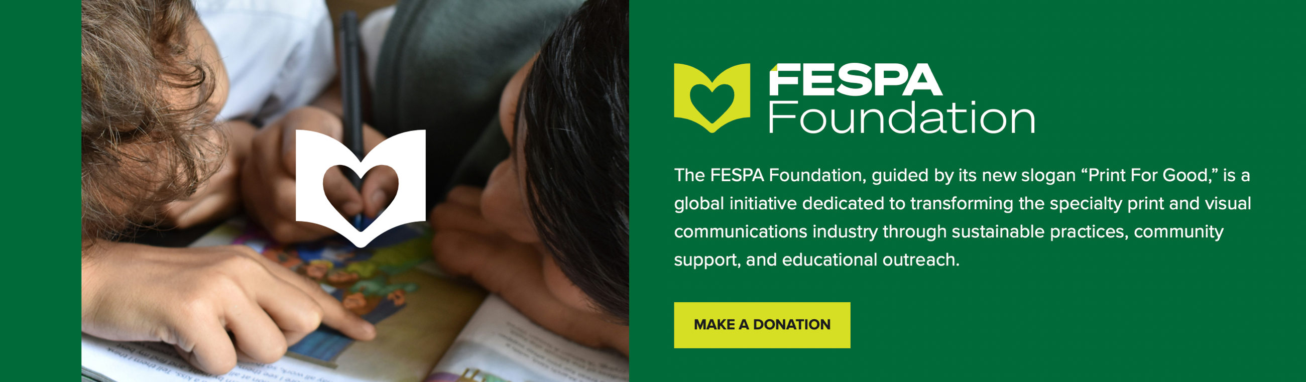 FESPA Foundation make a donation